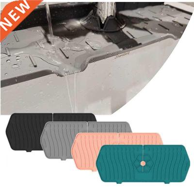 Silicone Faucet Mat For Kitchen Sink Splash Guard Drain Dry