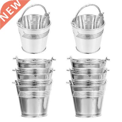10Pcs Buckets Tin Small Bucket French Fries Snack Tin Pails
