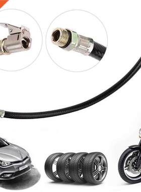 Bicycle Pump Extension Hose 00psi Schrader Valve Inflator