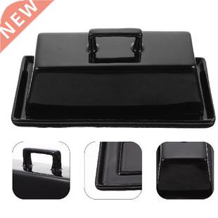 Butter Dish Ceramic Container Cheese Keeper Plate Holder