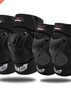 WOSAWE Adult Cycling Knee Elbow Pads Set Motorcycle Skateboa