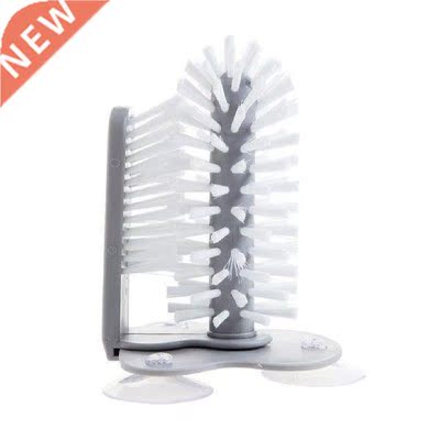 2 In 1 Cleaning Brush Removable Drink Glass Bottle Beverage