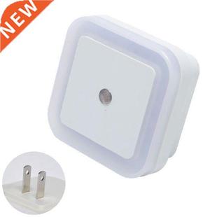ABS Indoor Dusk To Sensor Plug In Square LED Night Light