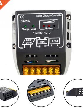 20A 12V/24V Panel Charge Controller attery Regulator Se P