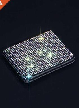 Diamond Car Driver License Holder Leather ver for Car Drivin