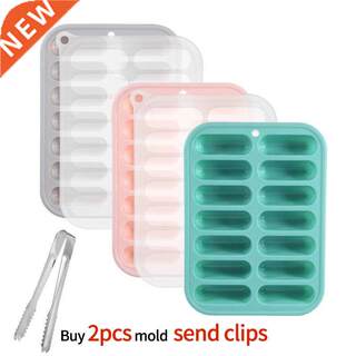 14 Grids Silicone Hot Dog Make Mould Burger DIY Sausage Maki