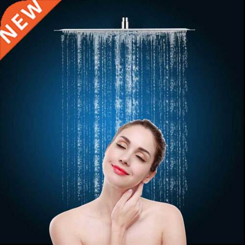 20 Modern Style Stainless Steel Square Rain Shower Head 1/2