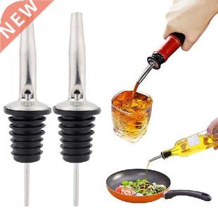 6pcs Stainless Steel Wine Bottle Pourer Pourer Oil Cork