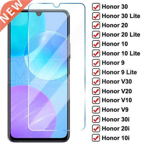 9D Full Protective Glss For Huwei Honor 30 20 10 Lite V30