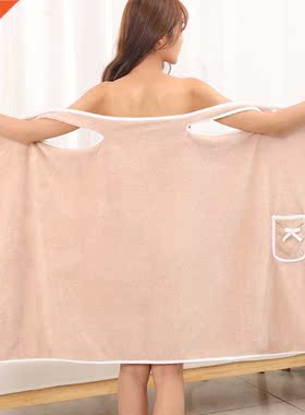 Wearable Bath Towels Superfine Fiber Towels Soft Absorbent C