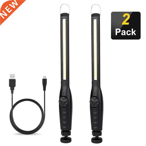 COB LED Flashlight Mechanic Work Light USB Rechargeable Mili
