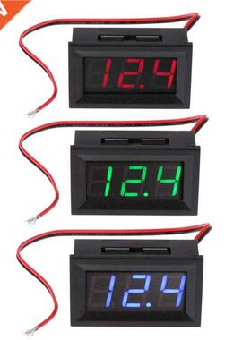 Voltmeter ammeter 0.56 inches LED DC 4.50v-30.0v household v