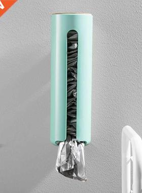 Round Home Wall-Mounted Garbage Bag Finishing Storage Box