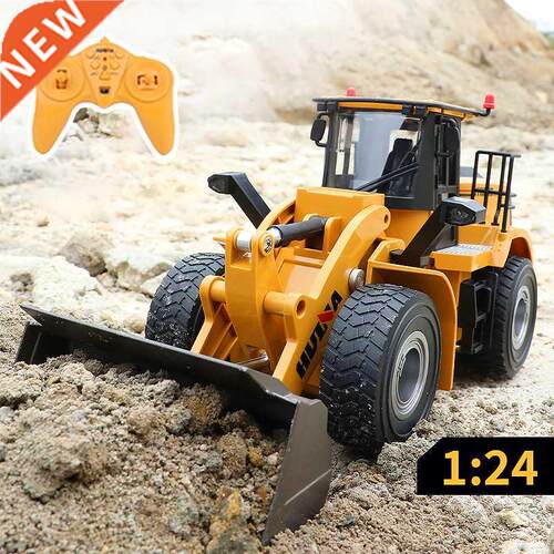 RC Bulldozer 1/24 Remote Control Loader Alloy Plastic Engine