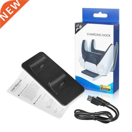 Dual Controller Charger Holder Stand Type-C Fast Charging Do