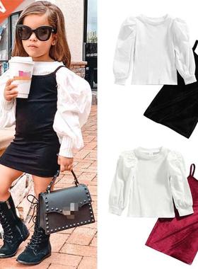 FOCUSNORM 1-6Y utumn Fshion Kids Girls 2pcs Clothes Sets S