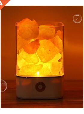 USB Crystal Light Natural Himalayan Led Lamp Salt Lamp Air P
