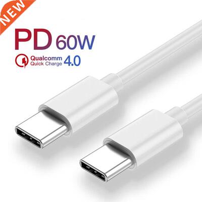 USB Type C to USB C Cable for Samsung Huawei Xiaomi Quick Ch
