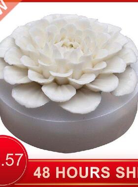 Dahlia Flower Silicone Mold 3D Craft Soap Resin Clay Molds