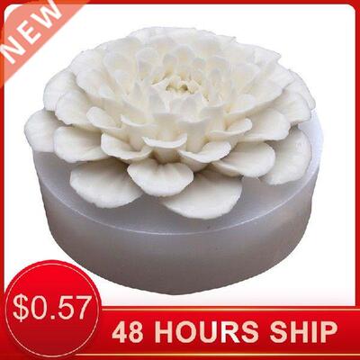 Dahlia Flower Silicone Mold 3D Craft Soap Resin Clay Molds