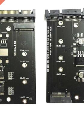 Computer Adapter Card NGFF206 M.2 NGFF SATA SSD to SATA 7+15