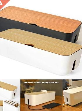Cable Storage Box Power Strip Wire Case Anti Dust Charger So