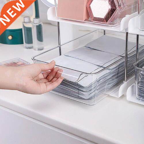 Storage Box Household Double-Layer Transparent Storage Rack