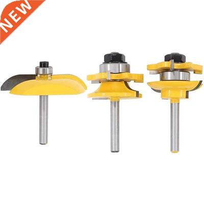 3Pcs 1/4 Inch Raised Panel its Stile Router its 适用于 Woo