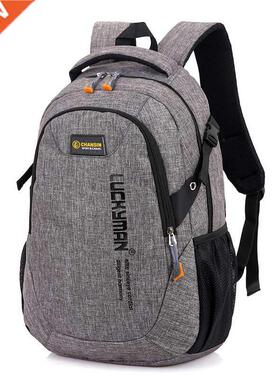 2021 New Fashion Men	s Backpack Bag Male Polyester La