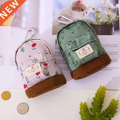 Women Girl Floral Canvas Coin Purse Change Pouch Clutch Bags