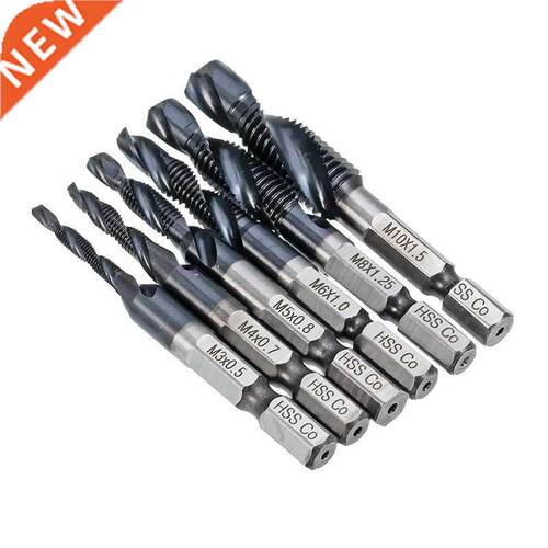 M/M4/M5/M6/M8/M10 Hexagonal Shank Combination Drill Tap Bit