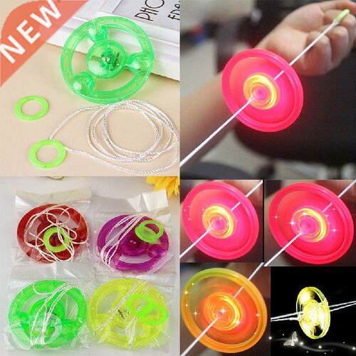 2017 Colorful Plastic Spin LED Light Flying Saucer Kids