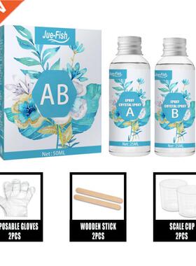 50ml Crystal Epoxy Resin Kit AB Glue Quick-drying Hard Glue