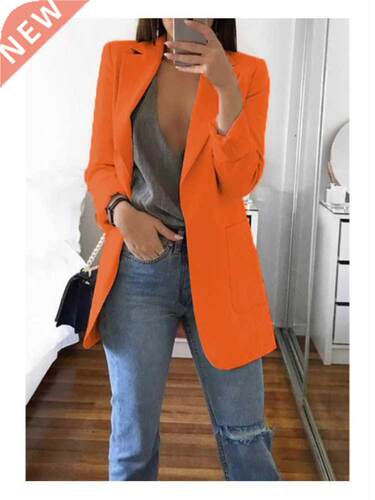 2022 New Ladies Professional Office Lapel Cardigan Temperame