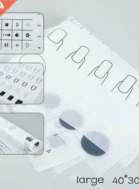 40*30 Cm Nail Art Practice Coloring Pad Mat Foldable Soft Wa