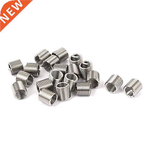 M6 x 1mm x 2D 304 Wire Thread Inserts 20pcs