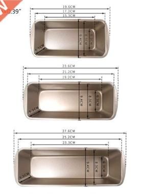 cs/set ectangle Loaf an Toast Bead Cake Mold Cabon Ste