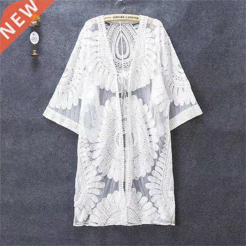 New Summer Swimsuit Lace Hollow Crochet Beach Bikini Cover U
