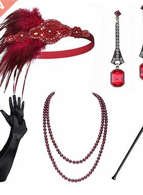 1920s vintage GATSBY feather headbands Flapper Accessory