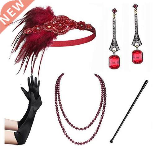 1920s vintage GATSBY feather headbands Flapper Accessory