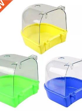 Bath Tub for Cage Parrot Anti-Slip Birdbath Shower