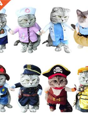 Funny Cat Clothes Pirate Suit Clothes For Cat Costume Clothi