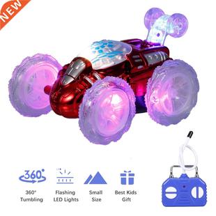Remote Control Stunt Car RC Car Toy with Flashing LED Lights