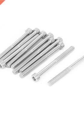 10pcs 75mm Long 6mmx70mm Hex Socket Head Cap Screws