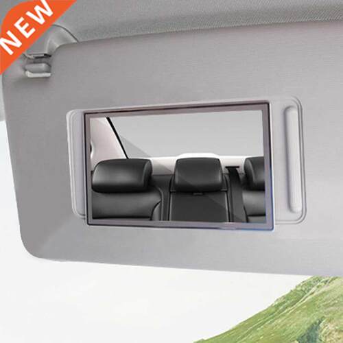 Car Makeup Mirror Car Stainless Steel Portale Auto Sun-Shad