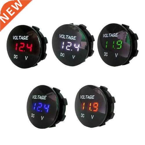 Car Motorcycle DC5V-48V LED Panel Digital Voltage Meter Disp