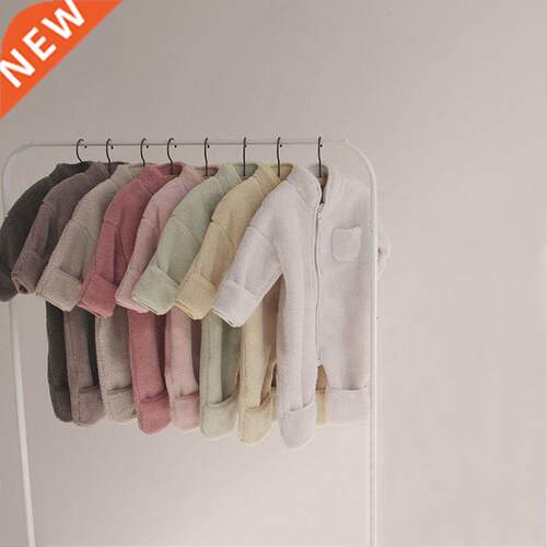 Newborn Cotton Rompers Winter Fleece Warm Baby Girl Clothes