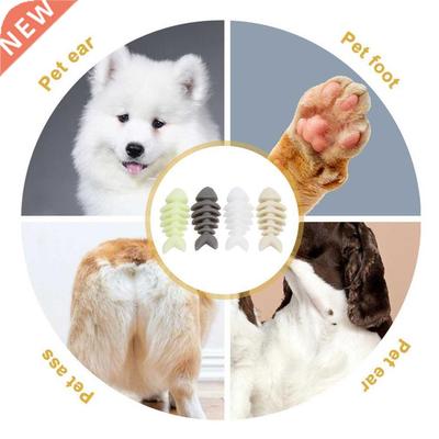 Shrk Fin Bones Luminous Dog Chews Toy Mteril Silicone Es