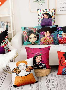 Classical Girls Painting Pillowcase Humanities And Art Velve