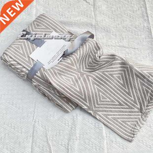 Children Adults Cotton Gauze Muslin Travel Blanket Airplane